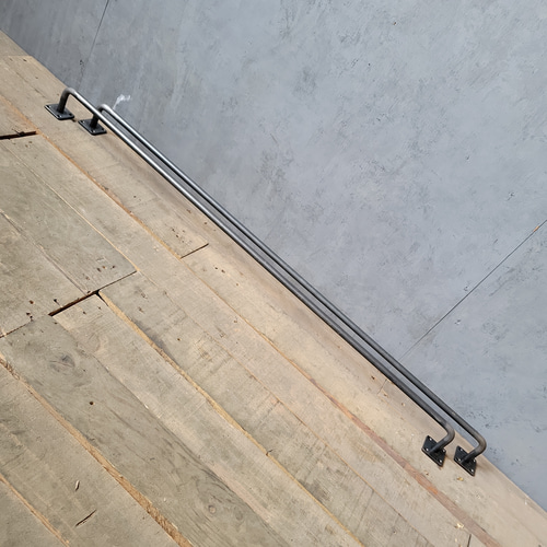 φ13㎜ランドリーバー 室内物干し アイアンバー 洋服掛け 天井ハンガー