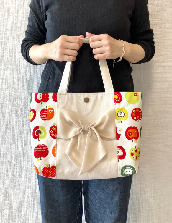 トートバッグ 夏 バッグ レディース 個性的 おしゃれ りぼん