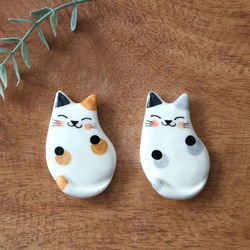 お箸置き (ぶち猫さん) 箸・箸置き 福雪工房 通販 16102734｜Creema