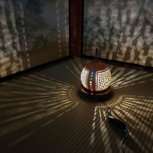 ひょうたんランプ《積み木あそびNo.3》 スタンドライト・テーブル