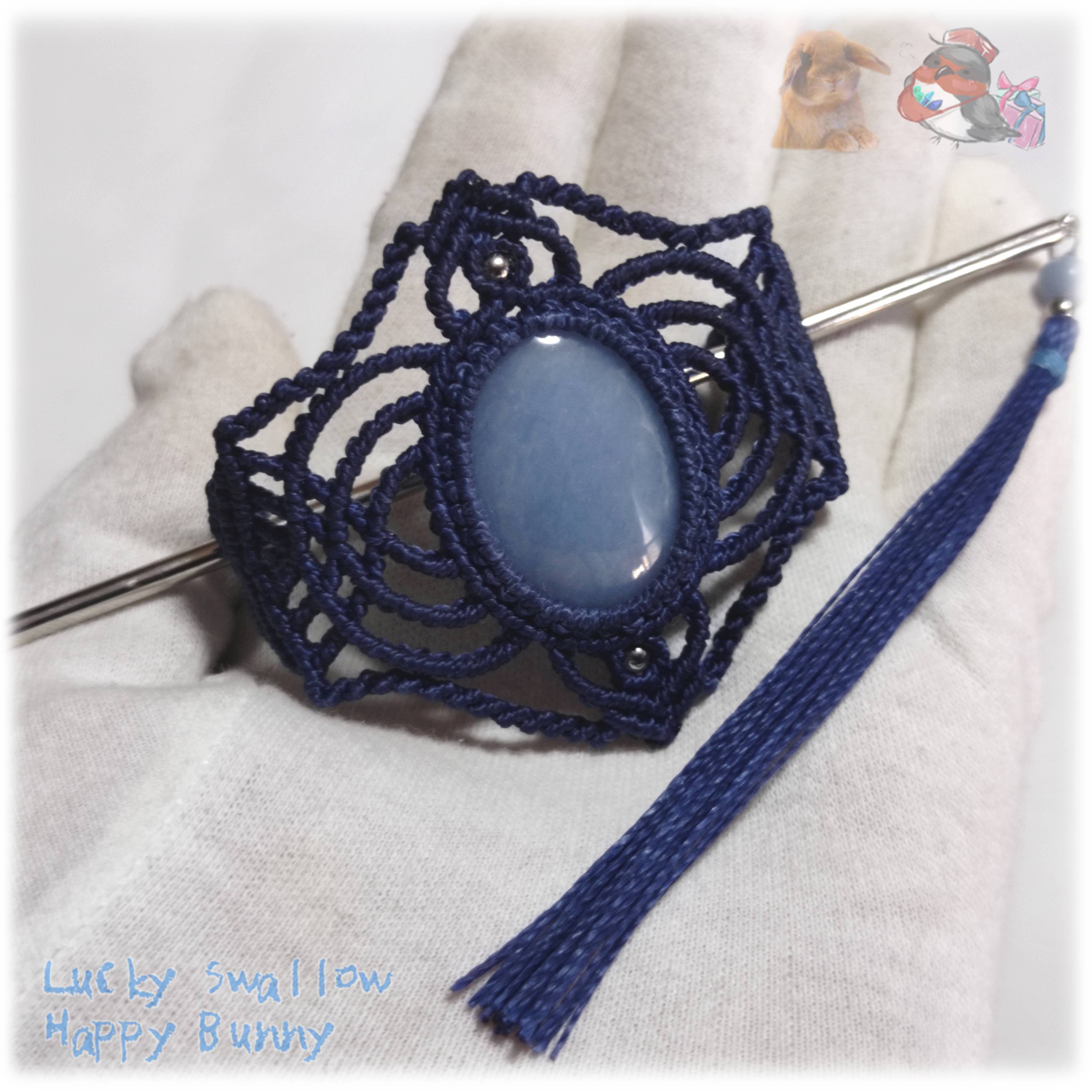 サマープライス マクラメ マジェステ 髪飾り エンジェライト てんてんの贈り物♪ 5695