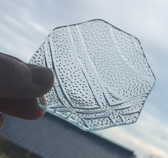 パンダ　ガラス細工トレイ　ガラス工芸品　レア品 パンダガラス細工トレイガラス工芸品レア品