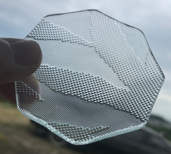 昭和ガラス食器　レトロガラス食器　マルチトレイ　ユーカリ　SDGs 1枚目の画像