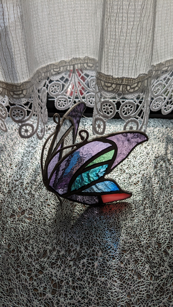 蝶々のステンドグラスA 1枚目の画像