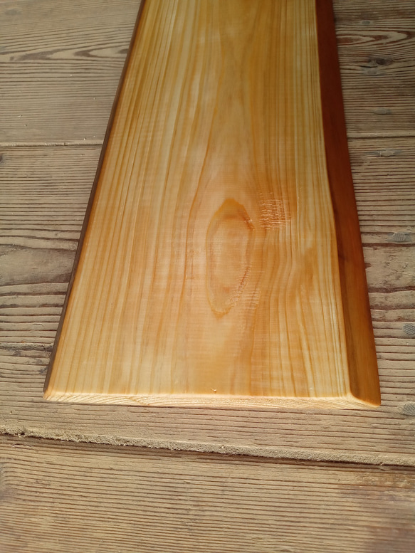 【木製看板製作】 一枚板 桧 17cm×60cm 6枚目の画像