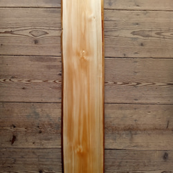 【木製看板製作】 一枚板 桧 18cm×80cm 3枚目の画像