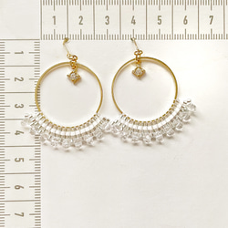 【2点セット】clear earrings 6枚目の画像