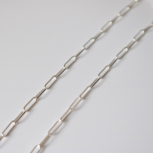 silver925 チェーン ネックレス 50センチ 太め 長め シルバー