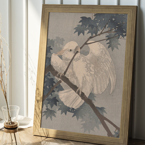 日本画 鳥の絵 日本画 梅文鳥 動物絵画 絵画 紫苑工房 通販 10966274｜Creema