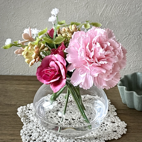 選べる2色！カーネーション バラ ピンク レッド マジカルウォーター