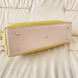 日本製　どこのお店でも出逢えない‼️型くずれしにくい加工とはっ水効果のある生地スイジン仕様のトートバッグ 8枚目の画像