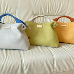 日本製　どこのお店でも出逢えない‼️型くずれしにくい加工とはっ水効果のある生地スイジン仕様のトートバッグ 1枚目の画像