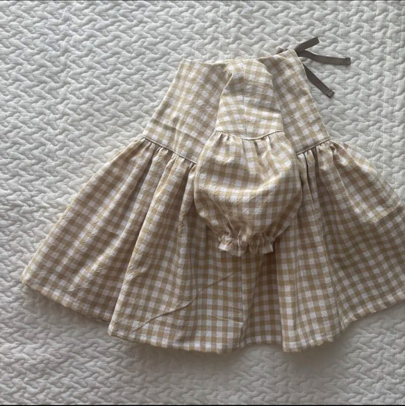 La Pafait ギンガムチェックワンピース サックス La Pafait ギンガムチェックワンピース サックス