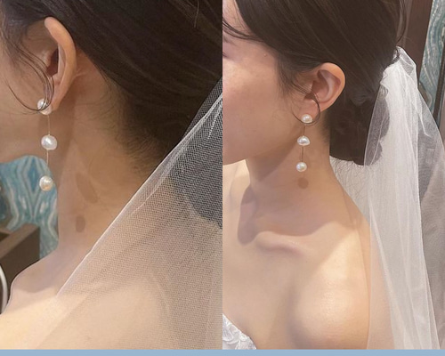 ANTEPRIMA 結婚式にも♪淡水パール 揺れるイヤリング ANTEPRIMA 結婚式にも♪淡水パール 揺れるイヤリング