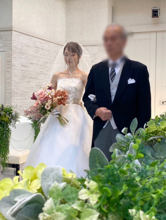 アーティシャルフラワーブーケ　WL1109 フォトウェディング　結婚式　前撮り　和装　白無垢 6枚目の画像