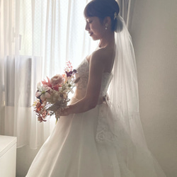アーティシャルフラワーブーケ　WL1109 フォトウェディング　結婚式　前撮り　和装　白無垢 7枚目の画像