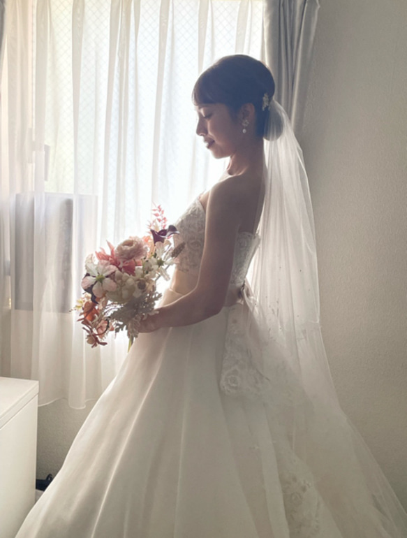 アーティシャルフラワーブーケ　WL1109 フォトウェディング　結婚式　前撮り　和装　白無垢 7枚目の画像