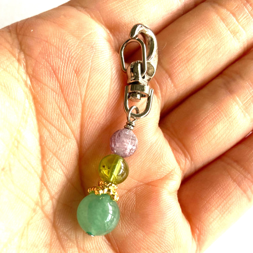 スピネル＆ペリドット♪【8月誕生石♪夫婦円満♪】1点もの♪天然石  