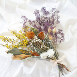 ネイティブフラワー＊スモークツリーと＊ミモザ＊ドライフラワー