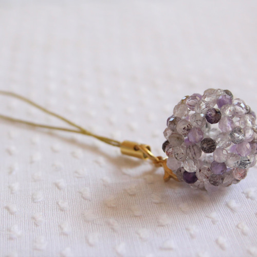 フラーレン 3mmエレスチャルクォーツ(スーパーセブン)(ラウンドカット