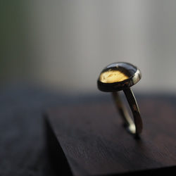 citrine brass ring (suetsumuhana) 3枚目の画像