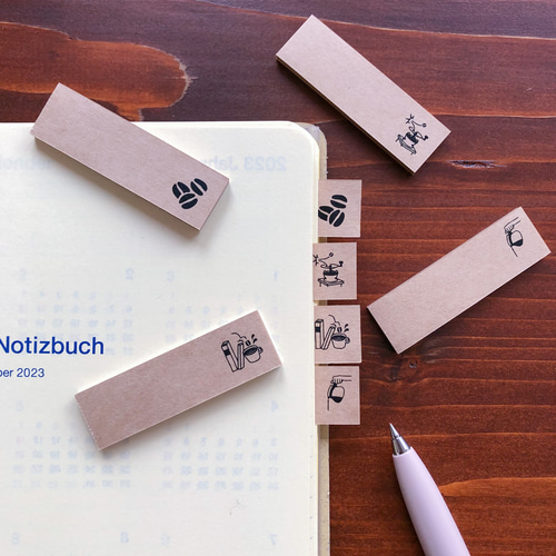 コーヒーのふせん / 福わけはんこ メモ帳 福わけはんこ® 通販 16106532