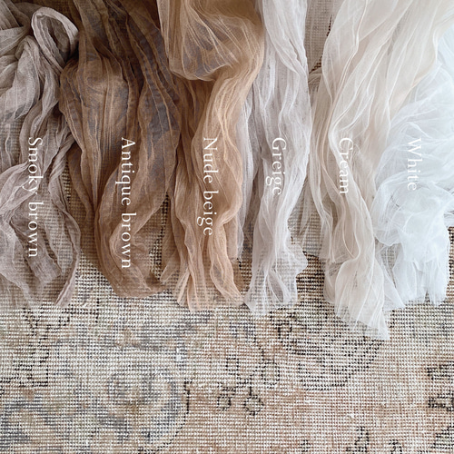 Tulle / 10 color | チュール | 生地 | 撮影 | おうちスタジオ Tulle / 10 color | チュール | 生地 | 撮影 | おうちスタジオ