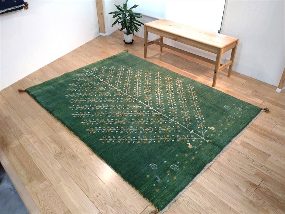 ペルシャウールギャッベカーペット/サイズ：160x210cm.....313p。 ペルシャウールギャッベカーペット/サイズ：160x210cm..313p。