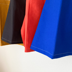 《キッズエプロンと三角巾のセット》1人で着られる｜カフェ風子供エプロン｜4色から選べる｜ 4枚目の画像