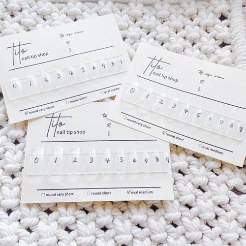 計測用チップ ネイルチップ（つけ爪） tito nail tip shop 通販