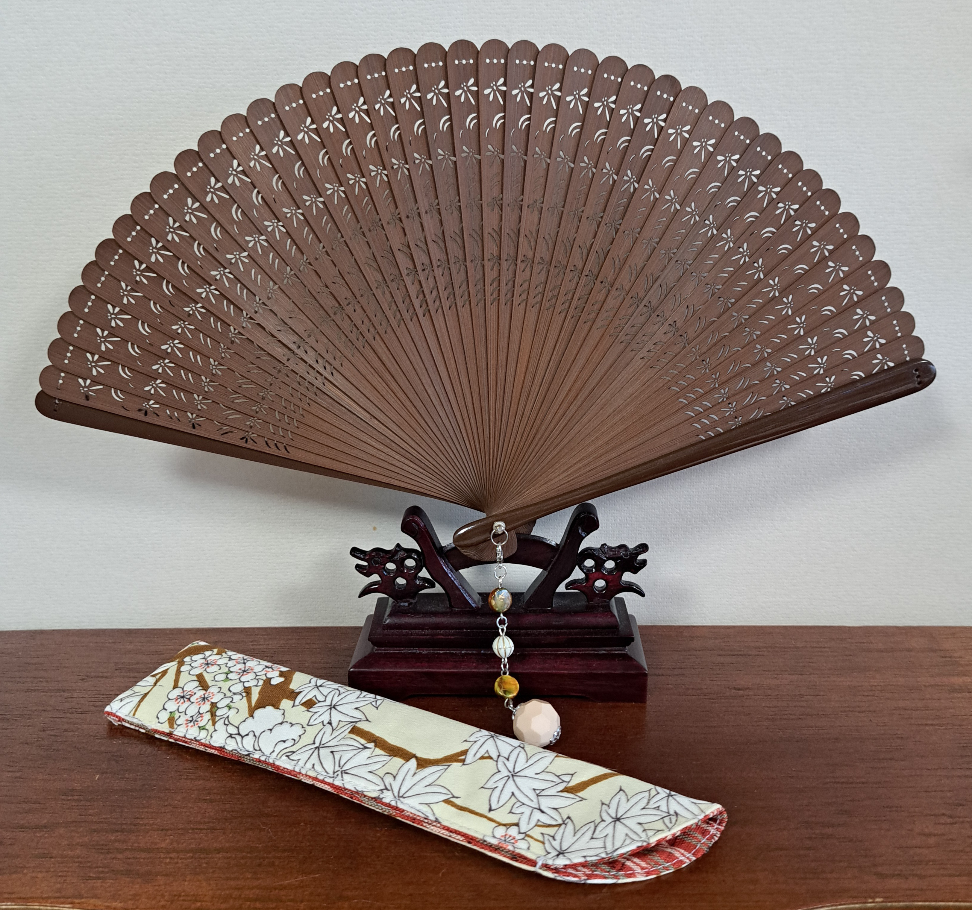 茶道具 扇子 竹扇子 縁起物 作家不明 竹工芸品 3点