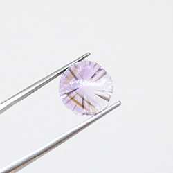 AG-SPC-20 天然石 ルース 素材 アメジスト 半円 スペシャルカット 4.64ct 7枚目の画像