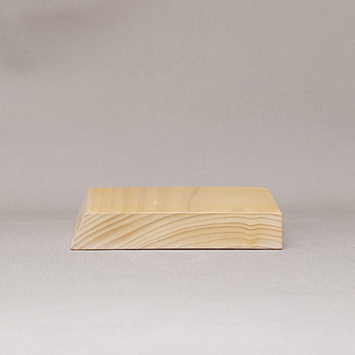 名入れができる 台座 置物ステージ 無垢 檜 媛ひのき レーザー刻印