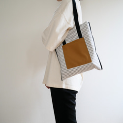 check 2way tote bag 『S』 3枚目の画像