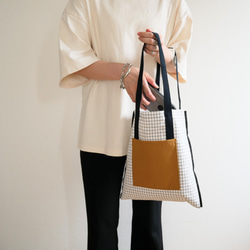 check 2way tote bag 『S』 5枚目の画像