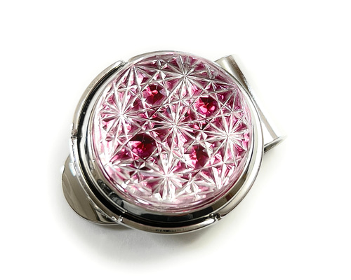 東京切子ゴルフマーカー 星姫 ライト金赤 その他雑貨 KILIKO 通販