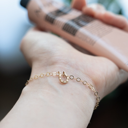 馬蹄 14kgf ブレスレット ホースシュー ブレスレット norim-ノリム