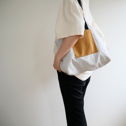 check 2way tote bag 『M』 5枚目の画像