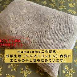 mamacomo 麻と真菰の枕 gorone 〈中身だけ〉 1枚目の画像