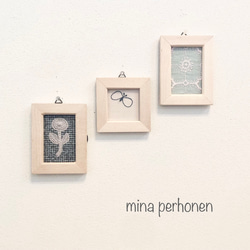 mina perhonen ミナペルホネン ファブリックパネル 3点セット