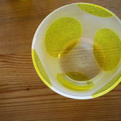 ご予約品　黄色水玉の鉢　 3枚目の画像