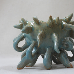 海色ゆらめき陶製植木鉢 9枚目の画像