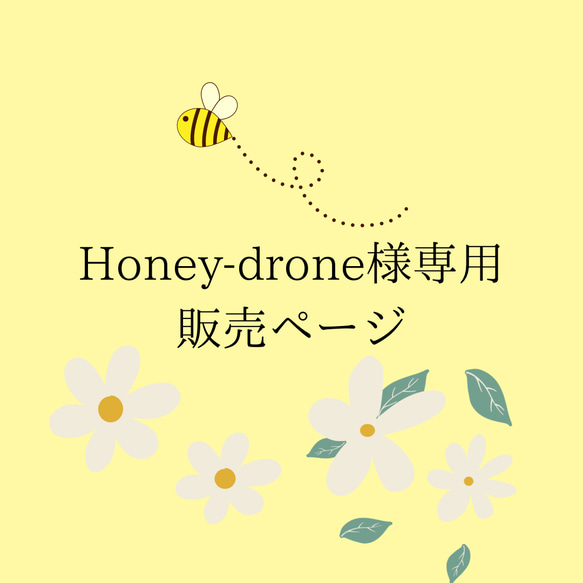 Honey-drone様専用販売ページ 1枚目の画像