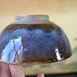 【再入荷！】飯碗小(コスモブルー)　ご飯茶碗　お茶碗　小さめ　★萩焼き　陶器　ギフト 9枚目の画像