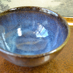 【再入荷！】飯碗小(コスモブルー)　ご飯茶碗　お茶碗　小さめ　★萩焼き　陶器　ギフト 13枚目の画像