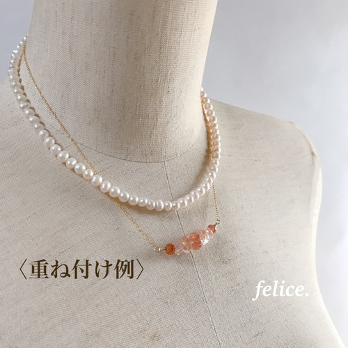 インペリアルトパーズ◇ネックレス14kgf ネックレス・ペンダント
