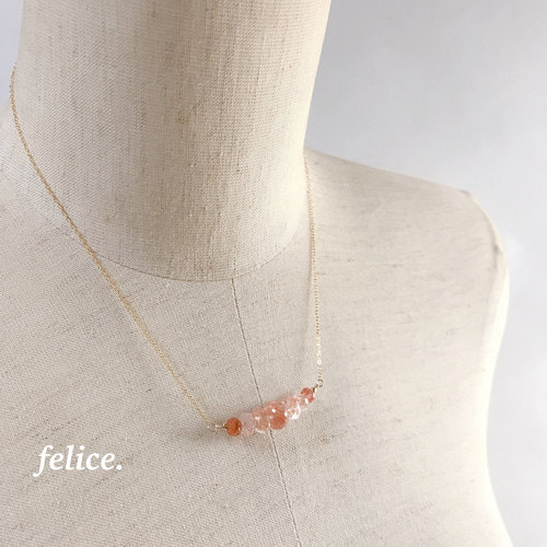 唐揚げ◆希少✧インペリアルトパーズブレスレット✧14kgf インペリアルトパーズ◇ネックレス14kgf ネックレス・ペンダント
