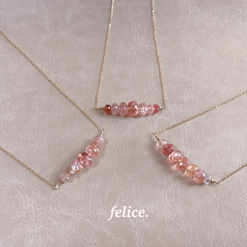 唐揚げ◆希少✧インペリアルトパーズブレスレット✧14kgf インペリアルトパーズ◇ネックレス14kgf ネックレス・ペンダント
