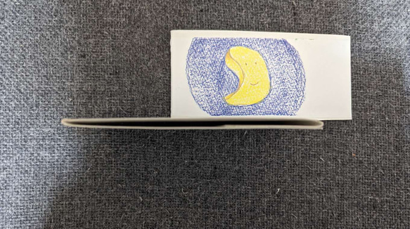 月と星のモノクロ紙スリーブ 3枚目の画像
