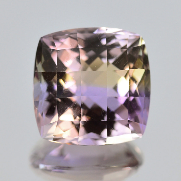 ソ付◇高品質 3.351ct 天然 アメトリン クッション カット ルース